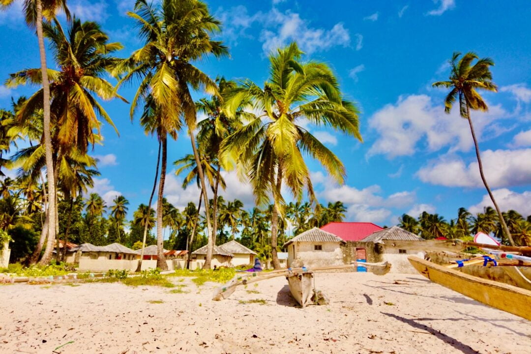 Spiaggia paradisiaca a Zanzibar