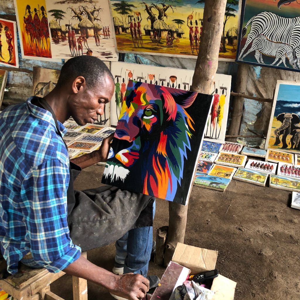 Artista pittore Tanzania